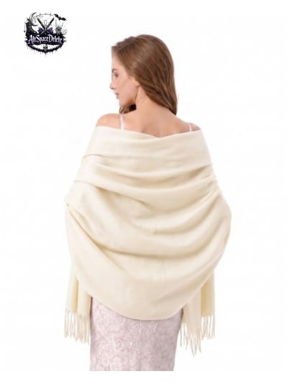 Cashmere Feel Scarf Shawl Wrap Winter Wedding Lightweight